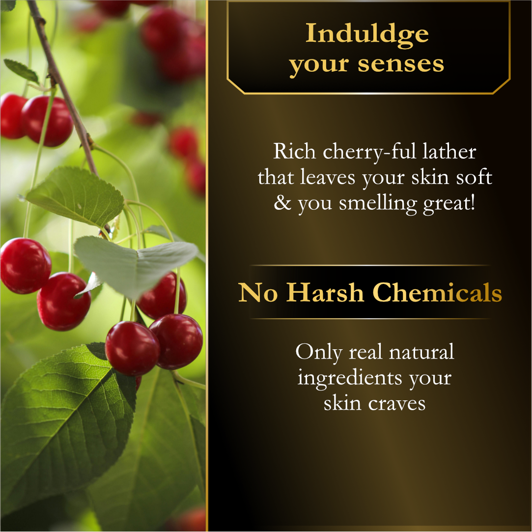 Cherry Almond Exfoliating Handmade Soap (Vegan)