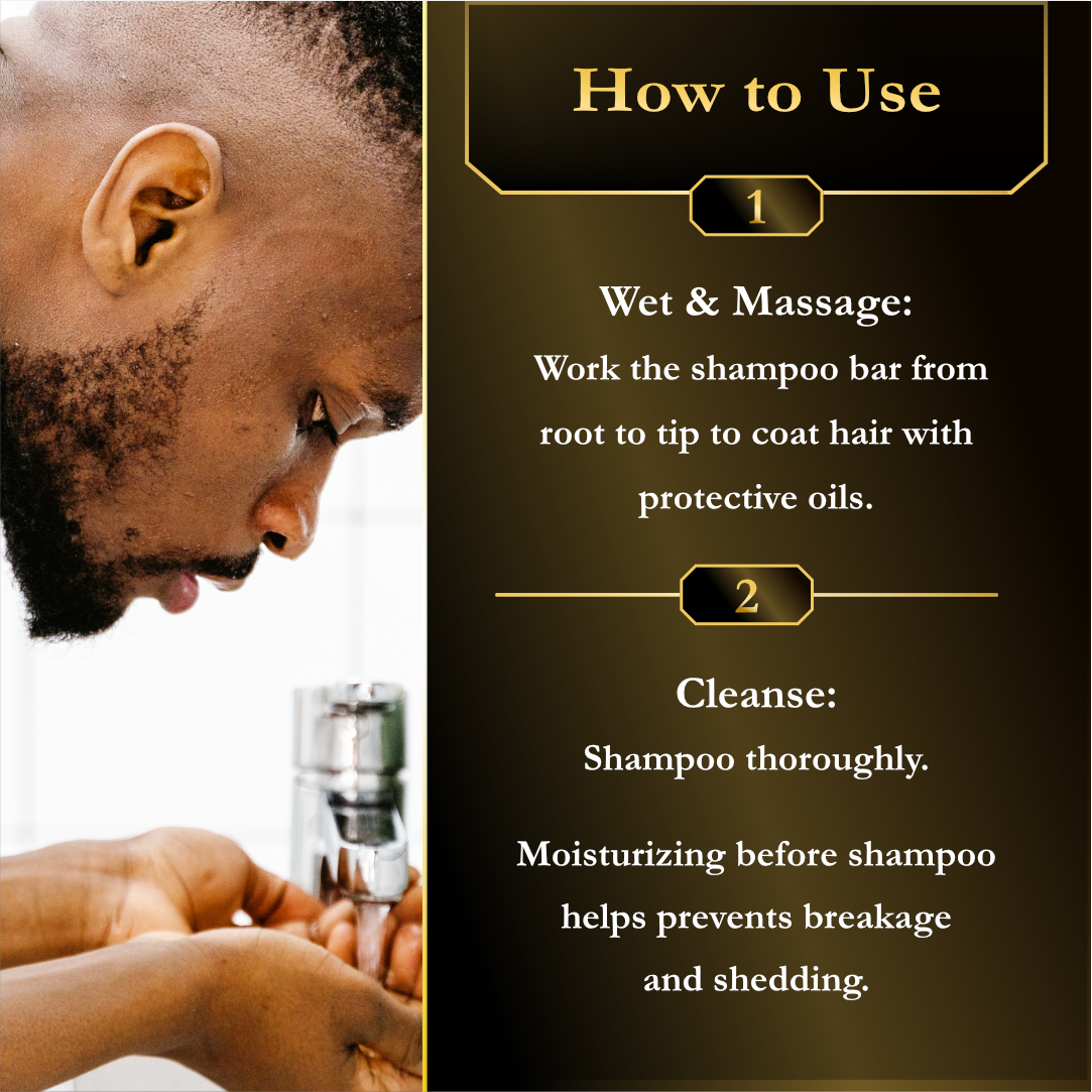 Conditioning Bar for oily skin, Coarse Dry Hair and Dandruff