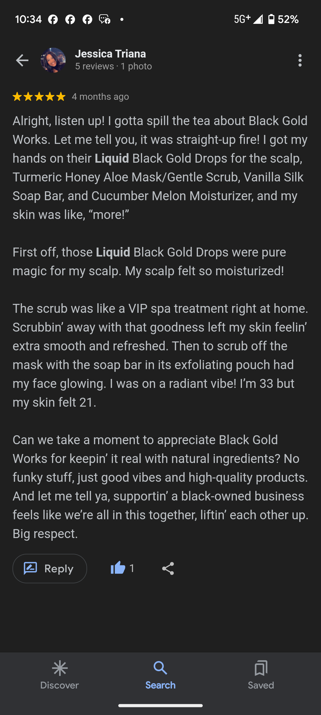 Liquid Black Gold