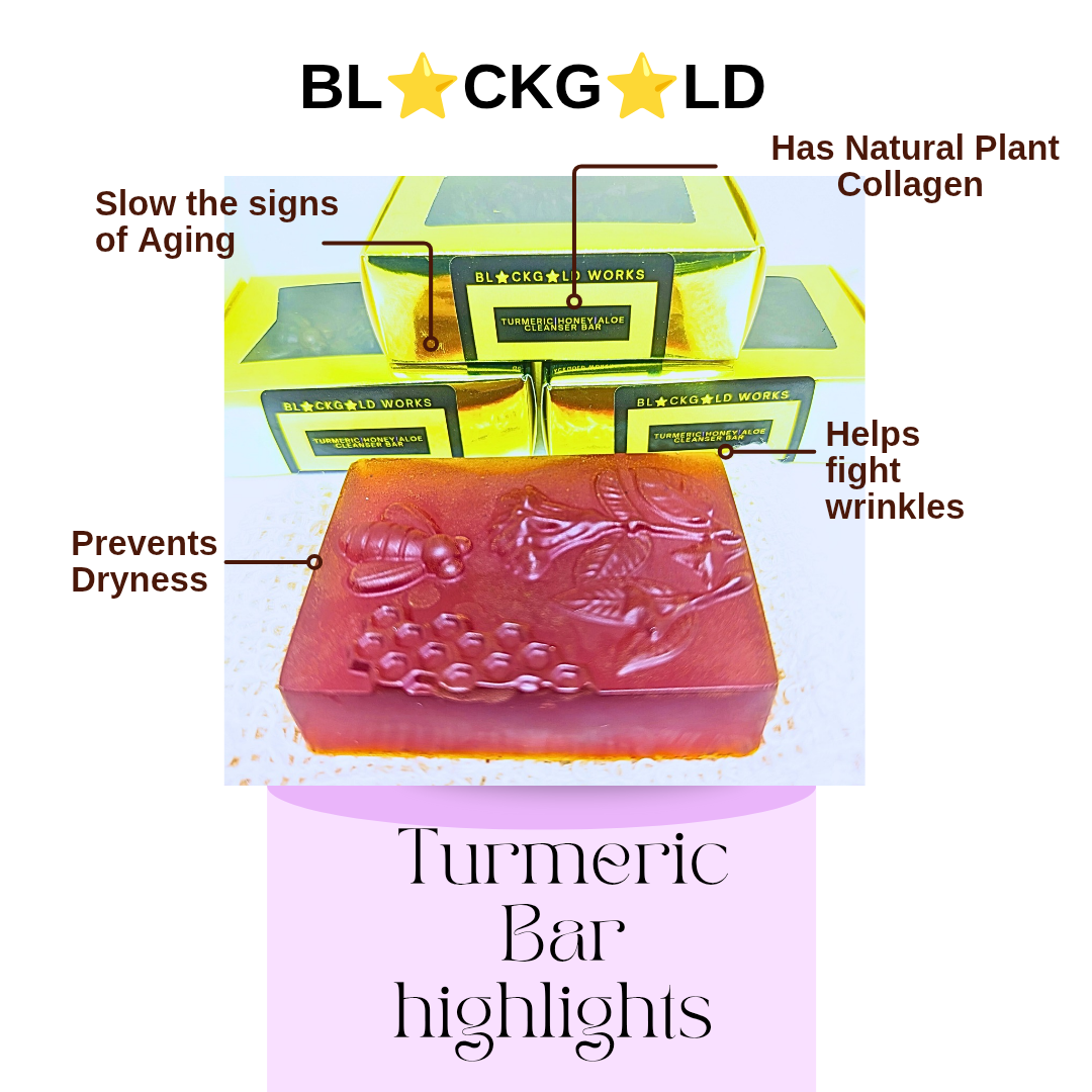 Turmeric|Honey|Aloe Cleanser Bar